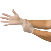 MicroFlex&reg; Disposable Gloves, Small, Vinyl, 2.8-mil, Powder-Free, Clear Equipex