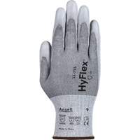 Gants r&eacute;sistants aux coupures 11-755  Hyflex, Taille 6, Calibre 18, Rev&ecirc;tement Polyur&eacute;thane, Enveloppe en Polyester/PEHP/Tungst&egrave;ne/Spandex, ASTM ANSI niveau A5/EN 388 niveau E Equipex