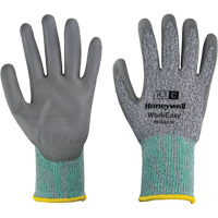 WorkEasy Cut Protective Gloves, Size 6/X-Small, 13 Gauge, Polyurethane Coated, HPPE/Glass Fibre Shell, ASTM ANSI Level A3/EN 388 Level C Equipex