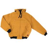 Blouson d'aviateur en toile lourde avec capuchon, Hommes, Petit, Brun Equipex