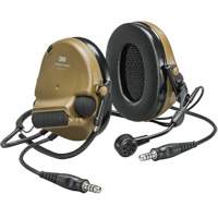 Casque VI NIB avec deux fils de sortie Peltor ComTac, Style Cordon cervical, 22 dB Equipex