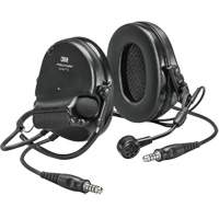 Casque VI NIB avec deux fils de sortie Peltor ComTac, Style Cordon cervical, 22 dB Equipex