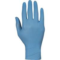 Gants jetables KeepKleen, Petit, Nitrile, 2,8 mil, Sans poudre, Bleu Equipex