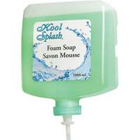 Kool Splash&reg; Soothing Aloe Soap, Foam, 1000 ml, Scented Equipex