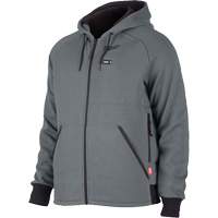 M12 Heated Hoodie Kit, Men's, 2X-Large, Grey, Polyester Equipex