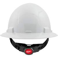 Full Brim Hardhat, Meets CSA Type 1, Ratchet Suspension, Non-Vented Equipex