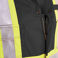 7702BK Combinaison ignifuge et r&eacute;sistant &agrave; l'arc &eacute;lectrique 88/12 FR-Tech, Taille 36, Noir, 9,7 cal/cm² Equipex
