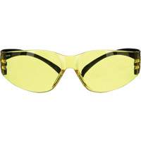 Lunettes de s&eacute;curit&eacute; de s&eacute;rie 100 SecureFit, Lentille Ambr&eacute;e, Antibu&eacute;e/Anti-&eacute;gratignures, ANSI Z87+/R&eacute;pond ou surpasse la norme CSA Z94.3 Equipex