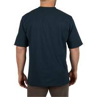 T-shirt robuste avec poche, Hommes, Petit, Bleu Equipex