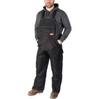 Salopette GridIron de longueur standard avec fermeture &agrave; glissi&egrave;re jusqu'&agrave; la cuisse, Hommes, Grand, Noir Equipex