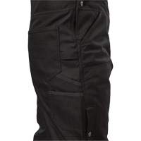 Salopette GridIron de longueur standard avec fermeture &agrave; glissi&egrave;re jusqu'&agrave; la cuisse, Hommes, Grand, Noir Equipex