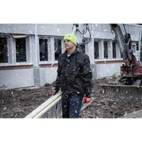 High-Visbility Cuffed Beanie, One Size, Green Equipex