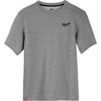 Hybrid Work Tee Shirt, Men's, Small, Grey Equipex