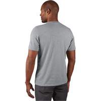Hybrid Work Tee Shirt, Men's, Small, Grey Equipex
