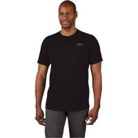 Hybrid Work Tee Shirt, Men's, Small, Black Equipex