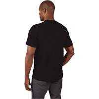 Hybrid Work Tee Shirt, Men's, Small, Black Equipex