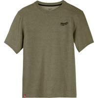 Hybrid Work Tee Shirt, Men's, Small, Green Equipex