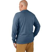 Hybrid Work Tee Shirt, Men's, Small, Blue Equipex