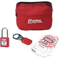 Trousse de cadenassage personnalis&eacute;e avec cadenas en thermoplastique Zenex, 6 composants compris Equipex