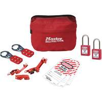 Trousse de cadenassage avec serrures en thermoplastique Zenex, Ensemble &eacute;lectrique, 11 composants compris Equipex