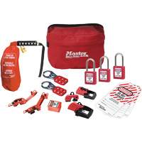 Premier Lockout Kit with Zenex Thermoplastic Locks, Electrical Kit, 16 Components Equipex