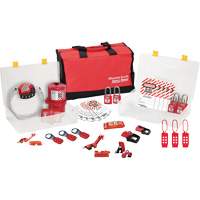 Premier Lockout Kit with Zenex Thermoplastic Locks, Electrical Kit, 27 Components Equipex