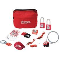Standard Lockout Kit with Zenex Thermoplastic Locks, Electrical/Valve Kit, 14 Components Equipex