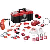 Premier Lockout Kit with Zenex Thermoplastic Locks, Electrical/Valve Kit, 27 Components Equipex