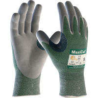 ATG MaxiCut&reg; Engineered Yarn Cut Resistant Gloves, Size Large, 15 Gauge, Nitrile Coated, Engineered Yarn Shell, ASTM ANSI Level A2/EN 388 Level 3/EN 388 Level B Equipex