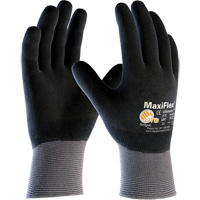 ATG MaxiFlex&reg; Ultimate Touchscreen Compatible Gloves, Large, Nitrile Coating, 15 Gauge, Nylon/Elastane Shell Equipex