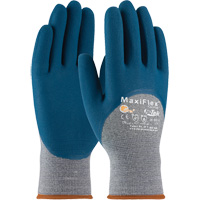 ATG MaxiFlex&reg; Comfort Seamless Knit Gloves, Large, Nitrile Coating, 15 Gauge, Nylon Shell Equipex