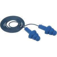 Bouchons d'oreilles pr&eacute;moul&eacute;s E-A-R Ultrafit , Avec cordon, Taille unique, Vrac - Sac en poly, NRR dB NRR 25 dB Equipex