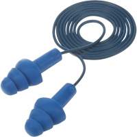 Bouchons d'oreilles pr&eacute;moul&eacute;s E-A-R Ultrafit , Avec cordon, Taille unique, Vrac - Sac en poly, NRR dB NRR 25 dB Equipex