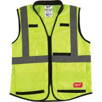 Performance Safety Vest, High Visibility Lime-Yellow, 4X-Large/5X-Large Equipex
