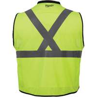 Performance Safety Vest, High Visibility Lime-Yellow, 4X-Large/5X-Large Equipex