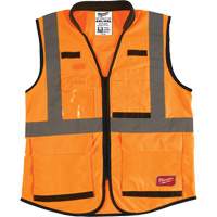 Performance Safety Vest, High Visibility Orange, 4X-Large/5X-Large Equipex