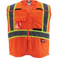 Flagman Safety Vest, High Visibility Orange, Medium/Small Equipex