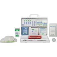 Trousse de premiers soins de base, R&eacute;pond &agrave; la norme CSA Z1220-17 type 2 environnements &agrave; faible risque, Moyen (26-50 travailleurs) Equipex