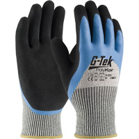G-Tek&reg; PolyKor&reg; Insulated Cut-Resistant Glove, Size Small, 13 Gauge, Rubber Latex Coated, Engineered Yarn Shell, ANSI/ISEA 105 Level 3 Equipex