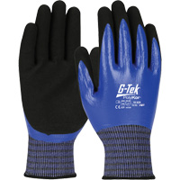 G-Tek&reg; PolyKor&reg; X7 Cut-Resistant Gloves, Size Small, 18 Gauge, Nitrile Coated, Engineered Yarn Shell, ANSI/ISEA 105 Level 4 Equipex