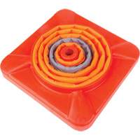 Collapsible Traffic Cone, 18" H, Orange Equipex