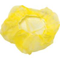Bouffant Caps, Polypropylene, 21", Yellow Equipex