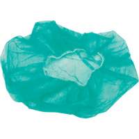 Bouffant Caps, Polypropylene, 21", Green Equipex