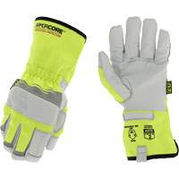 Gants de protection haute visibilit&eacute; contre les &eacute;pingles, Taille Petit, Rev&ecirc;tement Polyur&eacute;thane, Enveloppe en DuraHide, ASTM ANSI niveau A5 Equipex