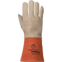 Gants de soudage TIG, Cuir fleur de daim, Taille Moyen Equipex