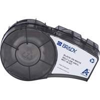 Self-Laminating Wrap Around Labels with Ribbon, Black Equipex
