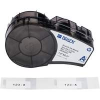 Aggressive Adhesive Multi-Purpose Labels with Ribbon, Black Equipex