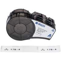 Aggressive Adhesive Multi-Purpose Labels with Ribbon, Black Equipex