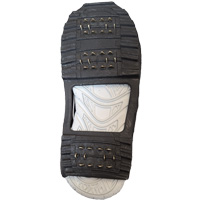 Brass Stride&reg; Non-Sparking Ice Cleats, Brass, Stud Traction, Small Equipex