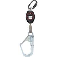 Dynamic Large Snap Hook Self-Retracting Lifeline, 7', Polyester, Swivel Equipex
